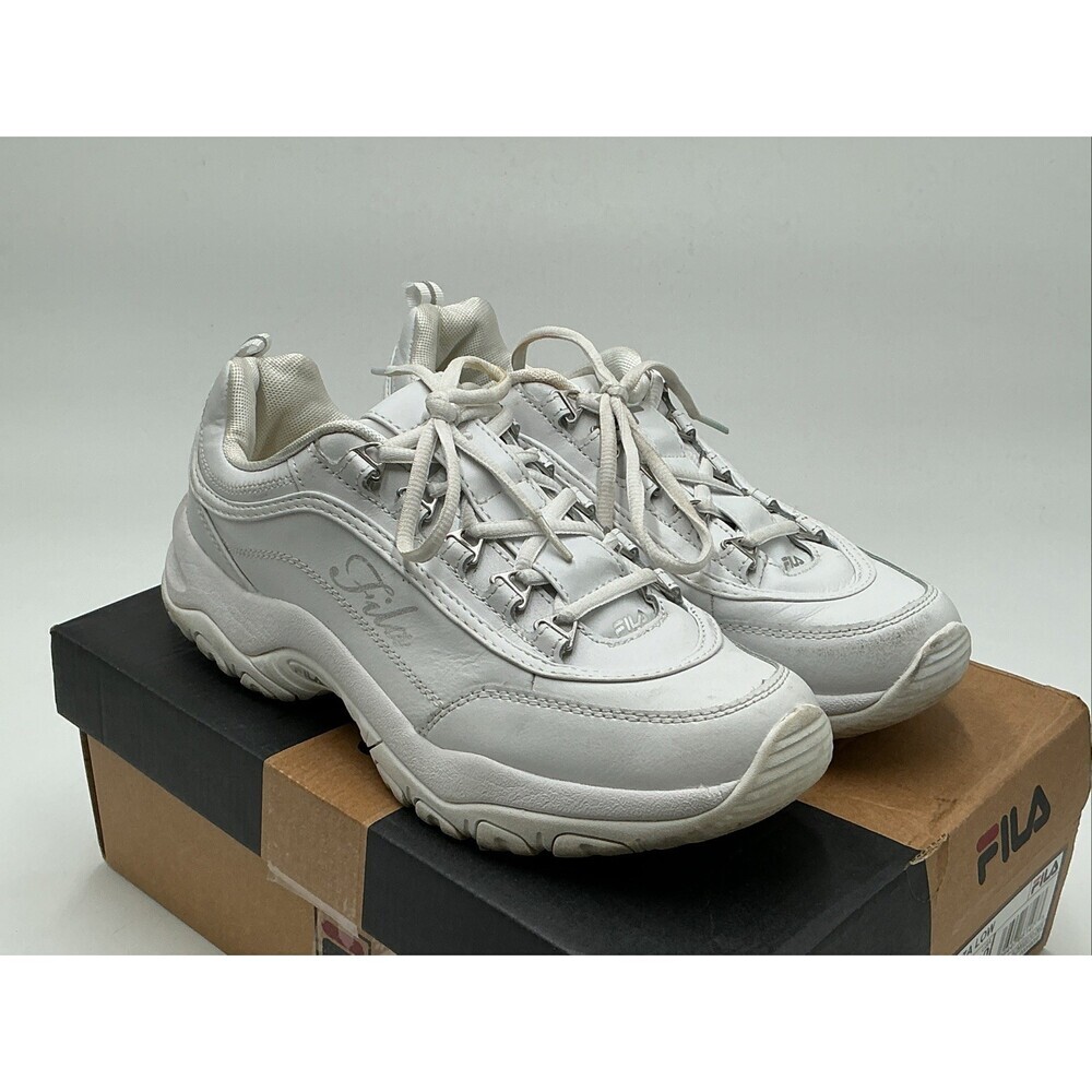 Fila Strada G 5CM00263-103 Sneakers Women's US 10 White Casual Shoes Ebay420